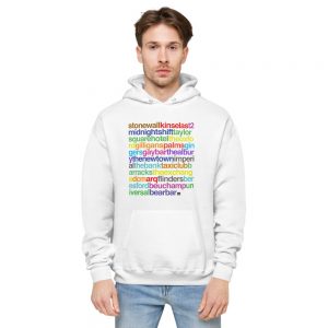 Past and Present Gay Bars - Sydney Unisex fleece hoodie