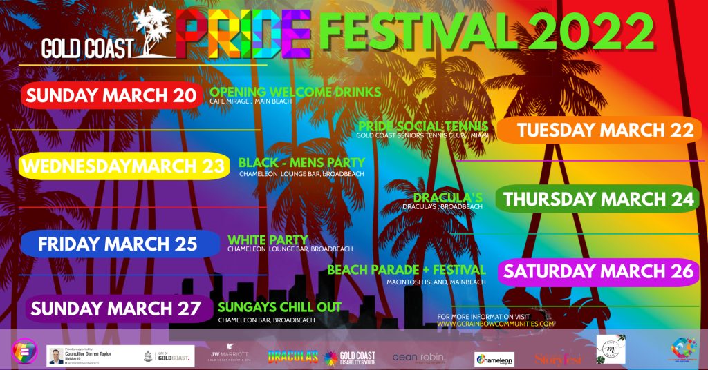 GOLD COAST PRIDE FESTIVAL 2022